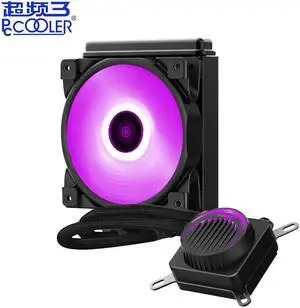 GI-AH120 CPU Water Cooler 120mm RGB 4PIN Quiet PWM Fan For AMD AM4 AM3 intel 2011 2066 115X CPU Liquid Cooling Radiator