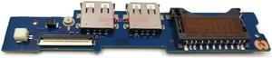 New for Samsung NP 530U3B 530U3C 532U3C 532U3X 535U3C 540U3C 540U3C Series USB Power Button Board Card Reader BA92-09691A