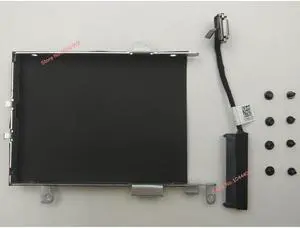 New HDD caddy For Dell Latitude E5570 Precision M3510 Hard Drive holder Bracket + Hard Drive HDD Connector Cable + screws 4G9GN
