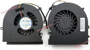 New Laptop CPU Cooling Fan For MSI GT62VR 6RD GT62VR 6RE GT62VR 7RE Dominator Pro 16L1 16L2 CPU GPU Fan 12V 0.65A 4-Pins