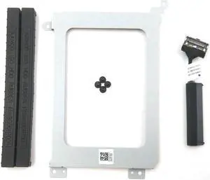 New For Dell XPS 15 9570 Precision 5530 0K0K71 HDD Hard Drive Cable & Caddy & Rubber Rail