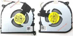 New Laptop CPU Cooling Fan for Dell XPS 15 9550 Series CPU & GPU Cooling Fan DFS501105PR0T DFS501105PQ0T 0RVTXY 036CV9 L+R