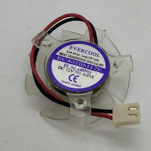 EC4010M12E FS1240-A3112 DC12V 0.07A 4010 3610 3CM 36mm 36X36X10mm 26x26x20mm 2Pin 2Wire Graphics Card Video GPU Cooling Fan