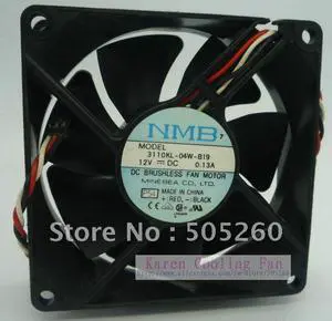 NMB NMB 8025 12V 0.1A 3110KL-04W-B19 cpu cooler heatsink axial Cooling Fan