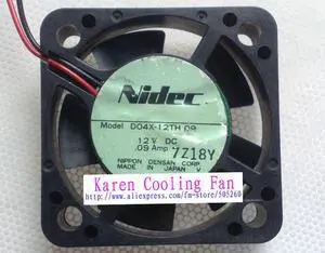 Nidec 4CM D04X-12TH 09 4010 12V 0.09A cooling fan 40*40*10mm (used)