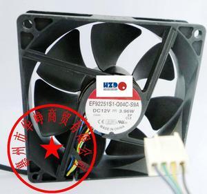 9CM EF92251S1-Q04C-S9A 9225 12V 3.96W 4WIRE Cooling Fan 92*92*25mm