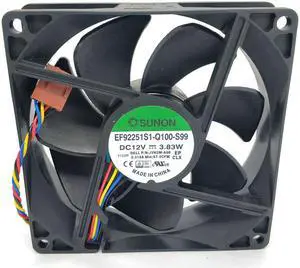 sunon   EF92251S1-Q100-S99 9225 12v 3.83w EF92251S1-Q000-S9A 90x25mm 90mm CPU Heat Sinks Cooler Fan