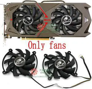 Colorful GTX1070 GTX1060 GECE Graphics card cooling fan 1set