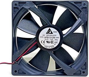 DELTA 13.5cm AFB1312M 135mm 13525 12V 0.38A 2Wrie Case Fan,Cooling Fan