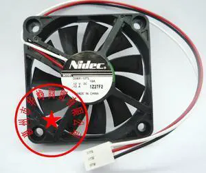 NIDEC 6010 D06X-12TL 12V 0.10A 6cm dual ball slim silent chassis CPU fan