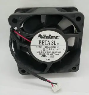NIDEC 6025 24V 0.15A D06A-24TS8 01 COOLING FAN 60*60*25mm 6cm