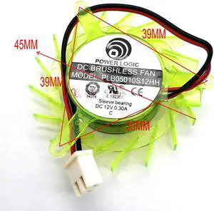 PLB05010S12HH 12V 0.30A diameter 45MM hole distance 39MM graphics card cooling fan