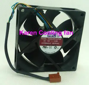 AVC 8cm DS08025R12UP059 8025 12v 0.35a 4wire cooling fan