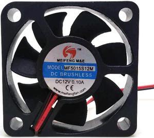 MF5015S12M DC12V 0.10A 50x50x15MM 5cm 2Lines Cooling fan