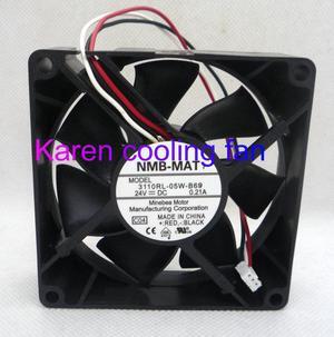 Originl NMB 8025 24V 0.21A 3110RL-05W-B69 3110RL-05W-B69 3wire cooling fan 3110RL-05W-B59