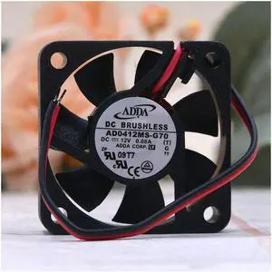 For  ADDA 12V 0.08A 4010 AD0412MS-G70 3D Printer Mute Ultra-thin 4cm fan