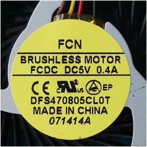 New Original CPU fan For Lenovo G400 G405 G500 G505 G500A G490 G410 G510  CPU cooling fan cooler FCDC DFS470805CL0T