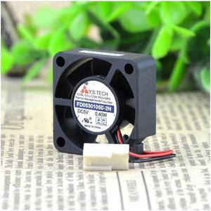 FD0530105B-2N 3CM\/3cm 3010 5V 0.40W Double Ball 2 lines  Fan cooling fan