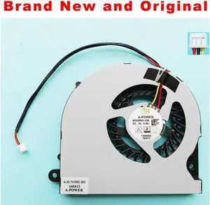 New Original laptop cpu cooling fan for HASEE Z6 X6 PLUS G170T-K2 cpu fan cooler radiator 6-31-N1502-301 BS5205MS-U2B DC 5V 0.5A
