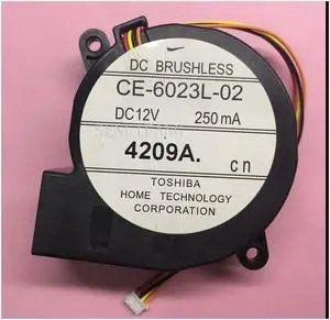 Original for EPSON Projector EB-CU610X centrifugal blower fan CE-6023L-02 DC12V 250mA 4Lines