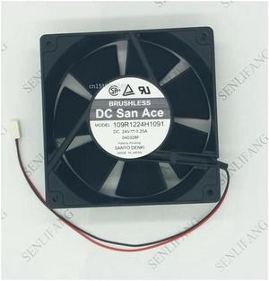 for 109 r1224h1091 24 v 0.25 A original 120 * 2 38 spool flow fan