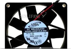 80*80*15 12V 0.15A AD0812LB-D90 dual ball CPU power chassis cooling fan