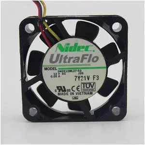 For NIDEC U40X12MLZ7-53 4010 4cm 12V 0.05A silent fan