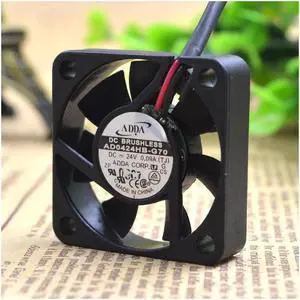 ADDA AD0424HB-G70 24V 0.09A chassis 4010 4 cm thin cooling fan ADDA AD0424HB-G70 24V 0.09A chassis 4010 4 cm thin cooling fan