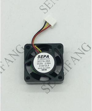 For sepa sf27a-09a 9v 0.06a 3010 silent 3 line cooling fan