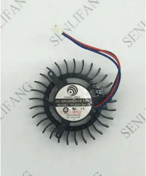Original graphics card cooling fan PL50S12H-3 DC12V 0.27A PL50S12M-3 0.24A Pitch 39MM Diameter 55MM