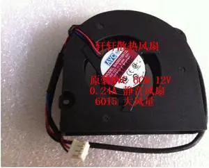 Avc ba06015r12l 6cm 6015 drum wind machine worm gear centrifugal fan 12v 0.24a 3 line