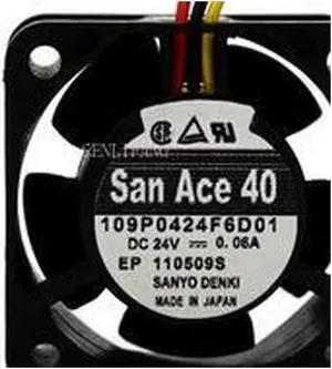 109P0424F6D01 24V 0.06A genuine original three-line axial fan 40 * 20 109P0424F6D01 24V 0.06A genuine original three-line axial fan 40 * 20