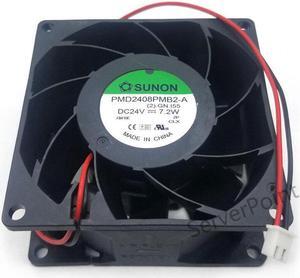 PMD2408PMB2-A DC 24v 7.2w cpu cooler heatsink axial Cooling Fans 8038 80x80x38mm 8cm 80mm