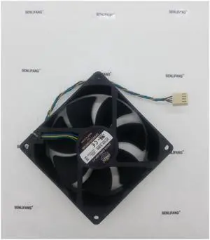 for Original 92x92x25mm A9225-28RB-4BP-F1 DF0922512RFUN 12V 0.6A RF-UPCUWR 4Wire 9cm Cooler Fan