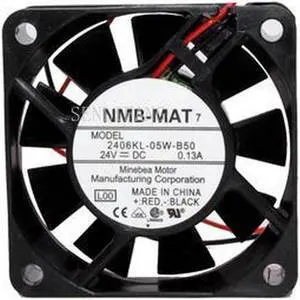 for 2406KL-05W-B50 JA2 DC 24V 0.13A 60x60x15mm Server Square Fan