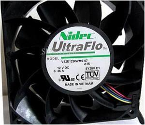 V12E12BS2M9-07 A13 Server Square Fan DC 12V 1.85A 120x120x38mm 4-wire