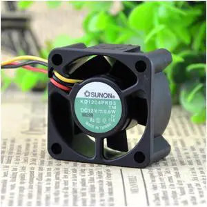 FOR SUNON 4020 4CM 12V 0.6W KD1204PKB2 3-wire Ball Cooling Fan