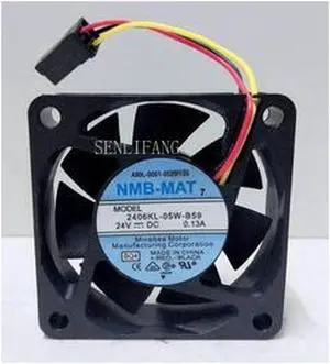 for 606KL-05W-B59 L01 DC 24V 0.07A 40x40x15mm 3-wire Server Cooler Fan