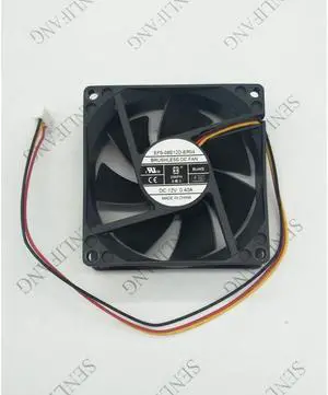 For DWPH EFS-08E12D-ER04 DC 12V 0.4A 80x80x25mm 3-wire Server Cooler Fan