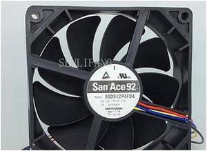 9S0912P4F04 DC 12V 0.17A 92x92x25mm Server Square Fan