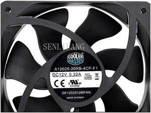 10 pieces For Cooler Master A12025-20RB-4CP-F1 DC 12V 0.32A 120x120x25mm Server Square Fan