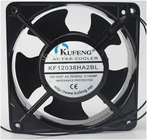 KF12038HA2BL AC 220V\/240V 0.14A 12038 12cm 120*120*38mm 50\/60HZ Cabinet Cooling Fan KF12038HA2BL AC 220V\/240V 0.14A 12038 12cm 120*120*38mm 50\/60HZ Cabinet Cooling Fan
