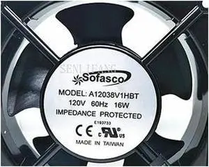 For Sofasco A12038V1HBT AC 120V 16W 120x120x38mm Server Square Fan