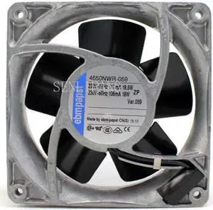 4650NWR-059 AC 230V 0.117A 0.106A 19.5W 18W 120x120x38mm Server Square Fan