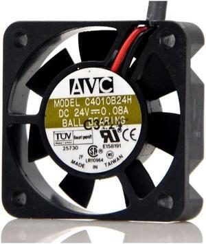 AVC C4010B24H 24V 0.08A 4CM 4010 2lines Double Ball Printer Inverter Fan