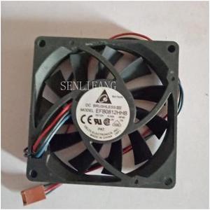 for EFB0812HHB -5F40 Server Square Fan DC 12V 0.4A 80x80x15mm 3-wire