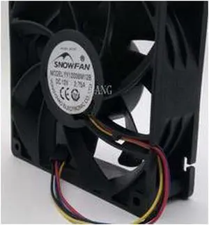 For SNOW FAN YY12038M12B DC 12V 2.75A 120x120x38mm 4-Wire Server Square Fan