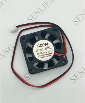 Genuine For COPAL F410T-12HC DC12V 2wire 2pin 4010 40x40x10mm Cooling Fan