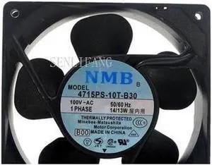 4715PS-10T-B30 E06 Server Square Cooling Fan AC 100V 15W 120x120x38mm 2-wire