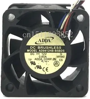 AD0412HB-B5BDS DC 12V 0.60A 40x40x28mm 4-wire Server Cooling Fan